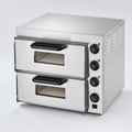 16 Inch Double Deck Pizza Oven, three-quarter studio view