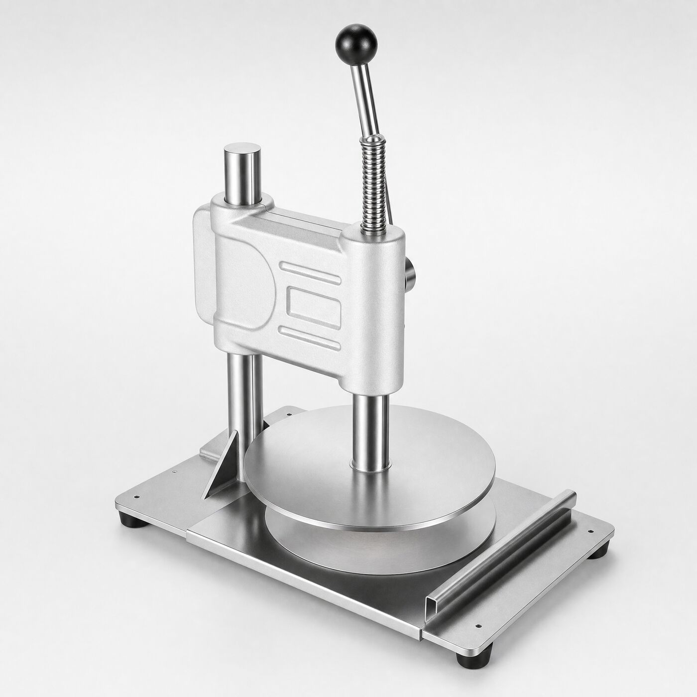 240 mm Manual Dough Press, three-quarter studio view